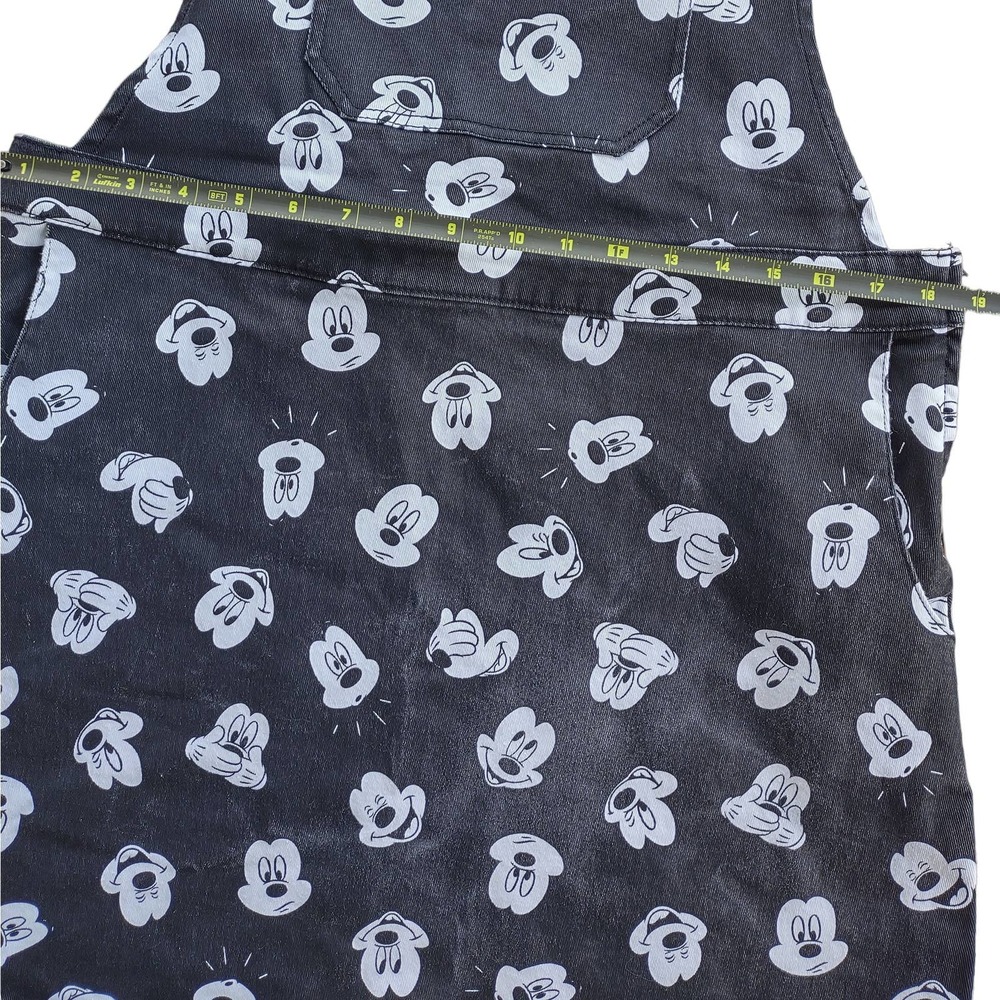 Hot Topic Black and White Mickey Face Pinafore Dress - Picture 7 of 7